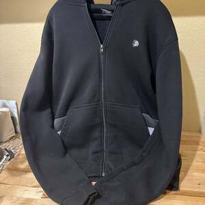 South Pole Black Full Zip Up Hoodie Large